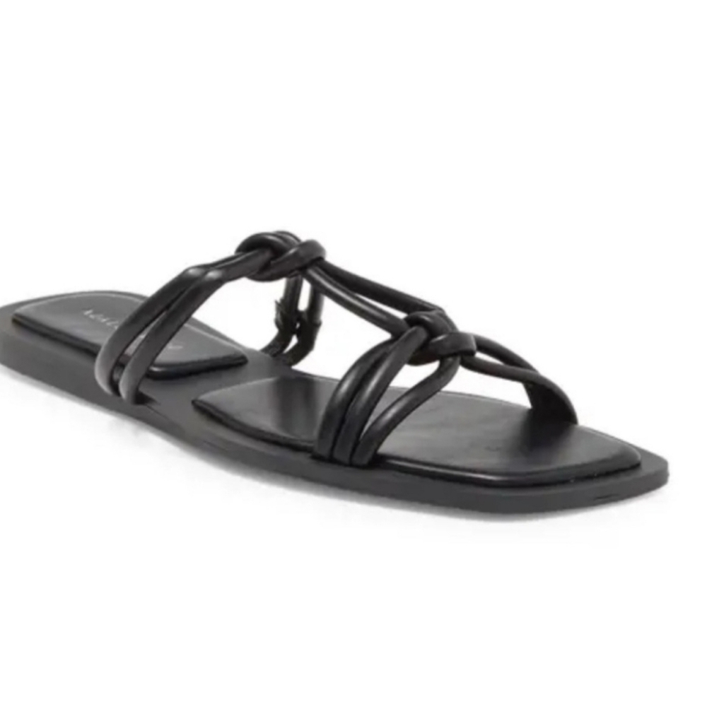 Azalea Wang Black Stetson Sandals‎ in Black